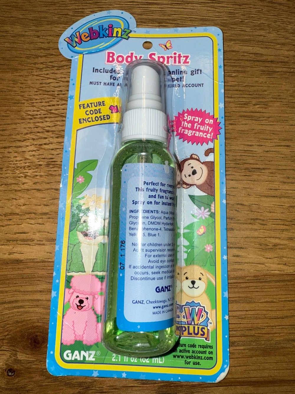 Webkinz Body Spritz - Apple Body Spritz - Sealed & Unused - packaging damaged